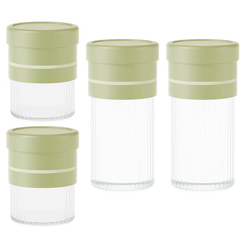 艾逸瑶选 晶萃系列百变储物罐4件套CJ-21127