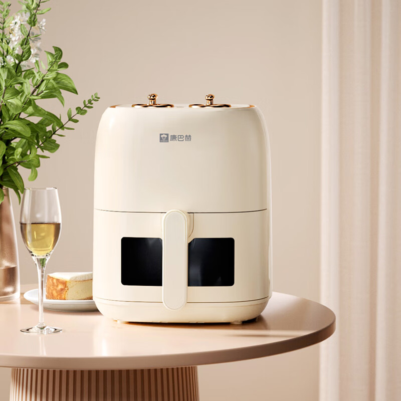 康巴赫空气炸锅乐厨空气炸锅 乳白色 4L