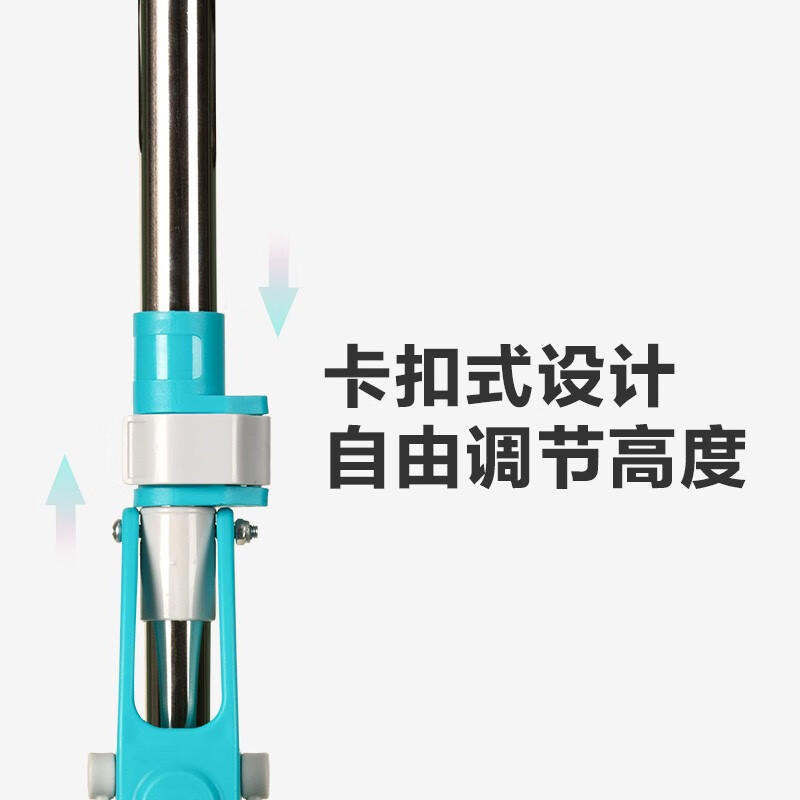 茶花海绵拖把2023新款头对折挤水免手洗拖地胶棉吸水地拖布 【洁境蓝】洁境双效对折胶棉拖