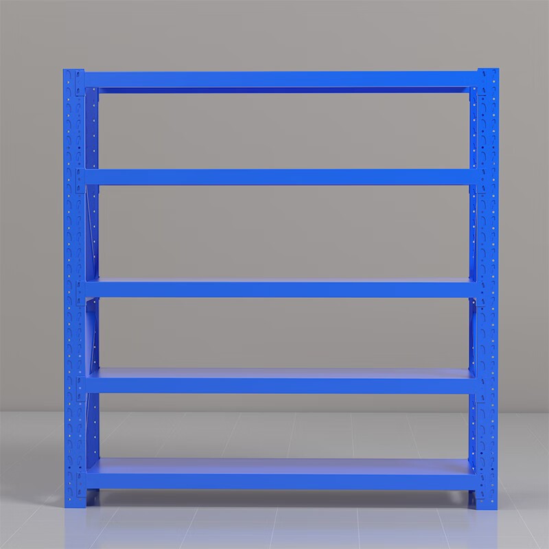 臻远ZYJJ-HJ-067仓储货架重型货架蓝色五层主架2000*500*2000mm/300kg