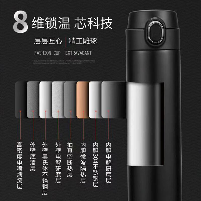 艾逸瑶选 乐语锥形豌豆保温杯300ML CJ-21065