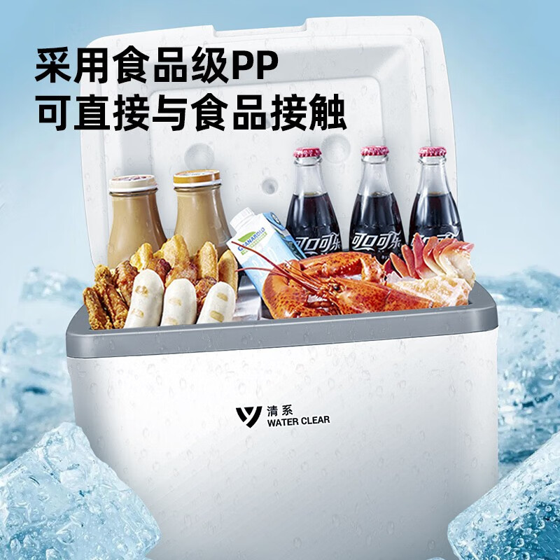 清系保温箱冷藏箱车载便携式商用户外冰桶摆摊冰块保冷食品保鲜箱 5L长效保冷（冰袋*5）
