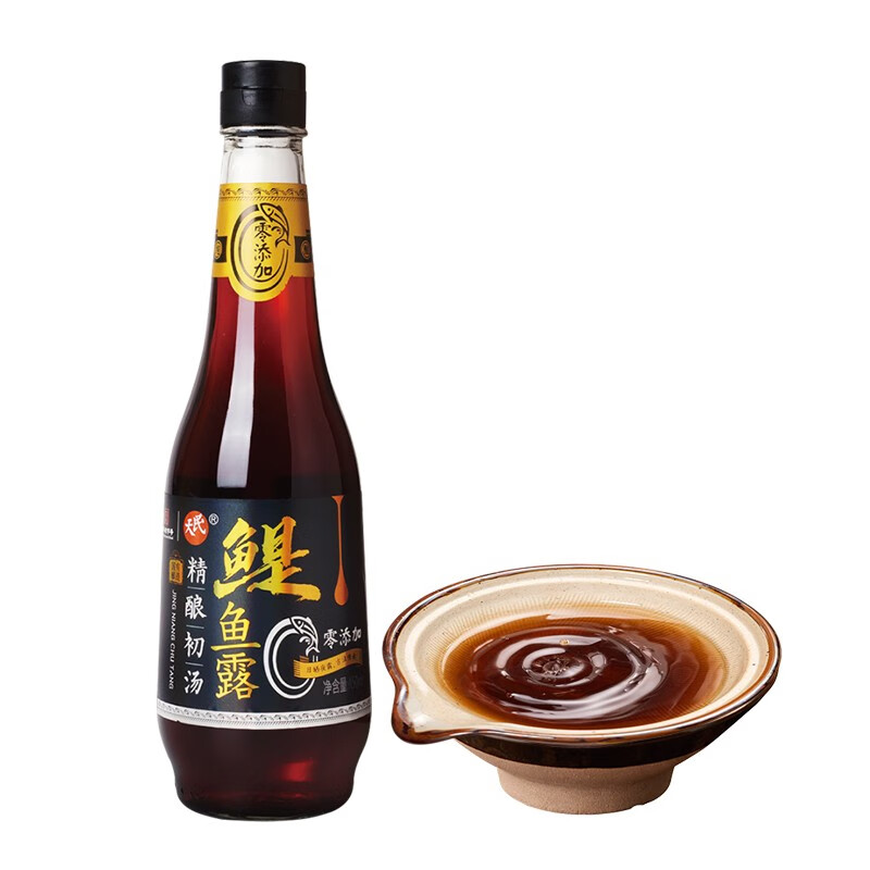 民天福建福州民天中华老字号国有酿造精酿鳀鱼鱼露450ml1瓶调味品煲汤 民天鳀鱼露450ml*瓶