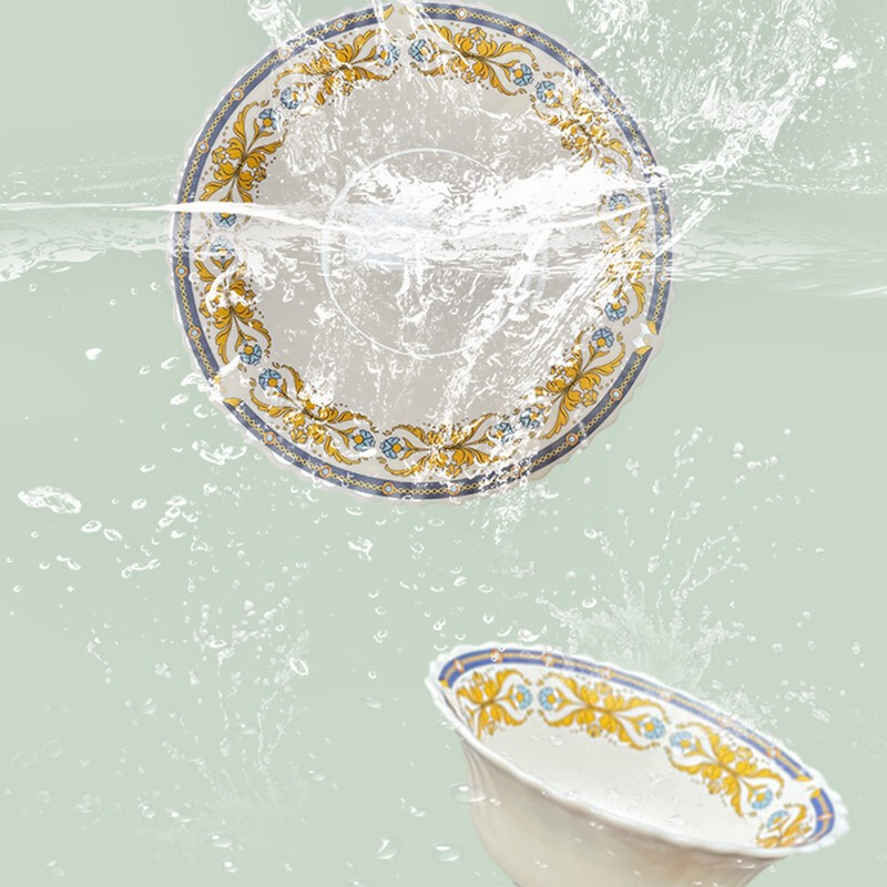 康宁餐具 餐具套装耐高温玻璃碗碟盘套装 彭巴杜夫人餐具30件套 30头