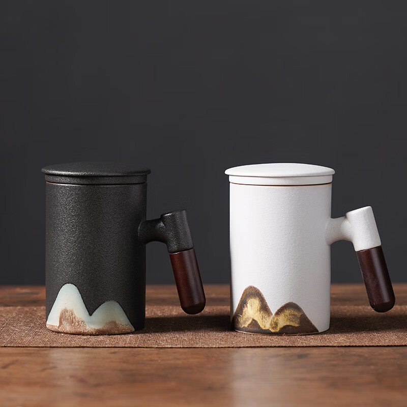 五拾缘远山木柄杯套组WSY-23D01