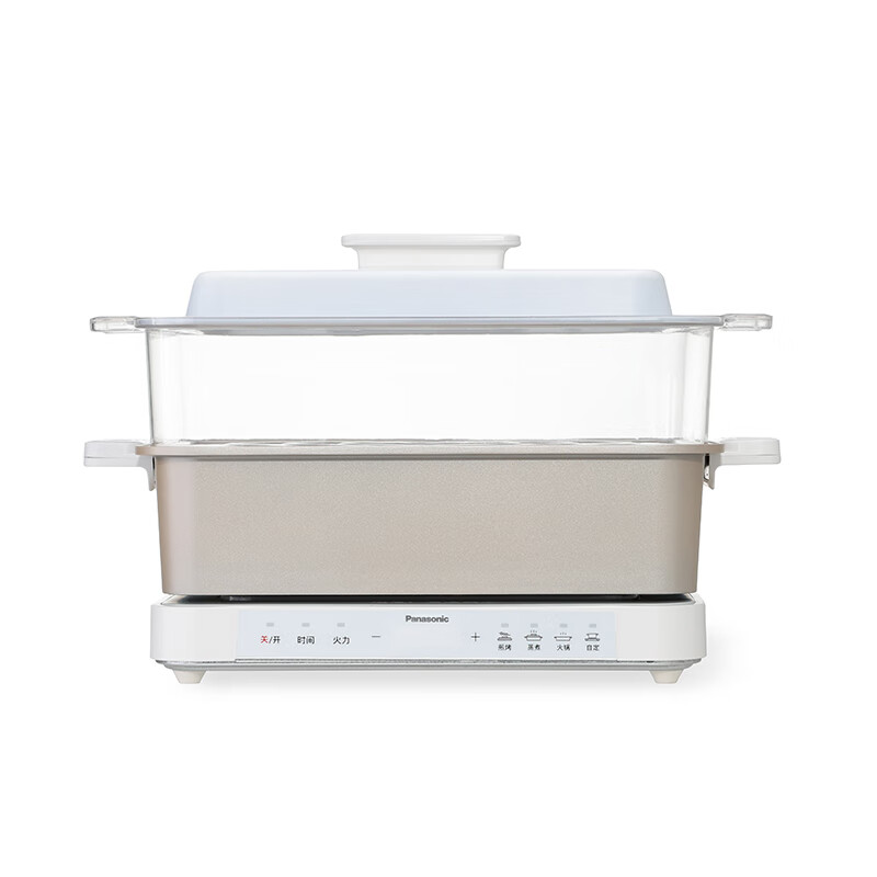 松下（Panasonic）多用途锅 烧烤盘 家用电火锅电蒸锅 多功能锅 大功率分体式料理烧烤蒸煮一体锅NF-H1