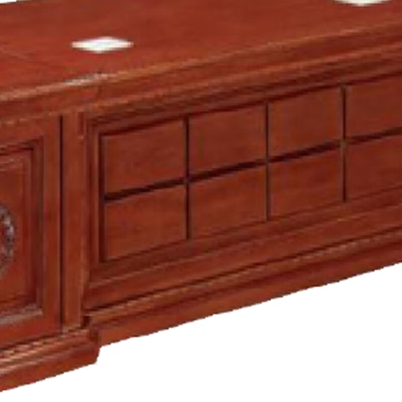 臻远ZY-DBT-3 油漆家具老板桌大班台办公桌主管经理桌含副柜3.2米