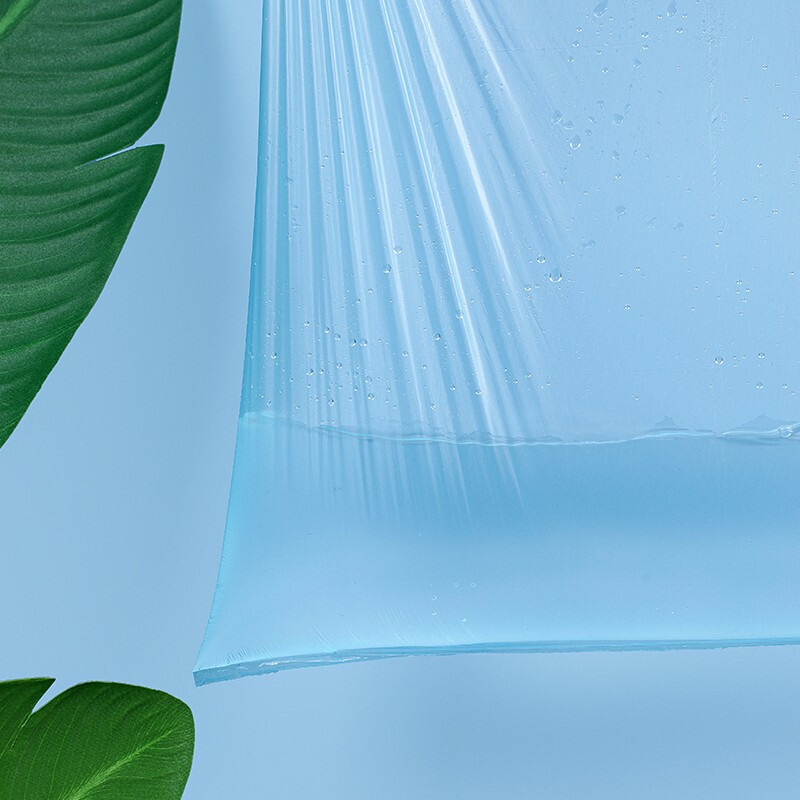 茶花平扣垃圾袋厨房卫生间一次性塑料袋办公室宿舍实用垃圾袋 实用垃圾袋5卷装S30