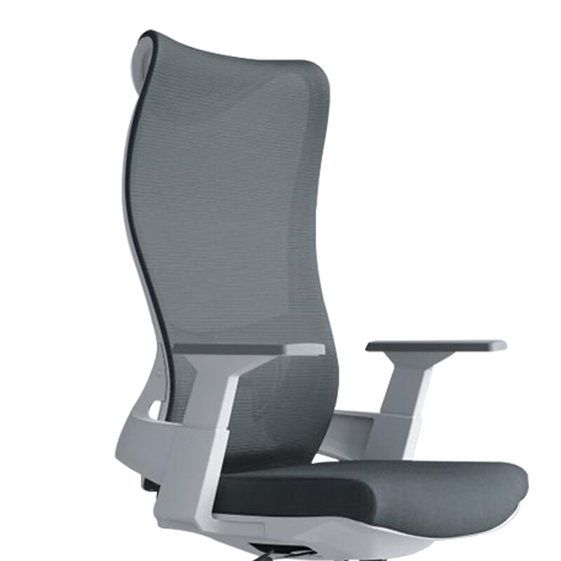 臻远ZY-6613办公椅转椅电脑椅职员椅会议椅子家用网面椅靠背椅 白胶