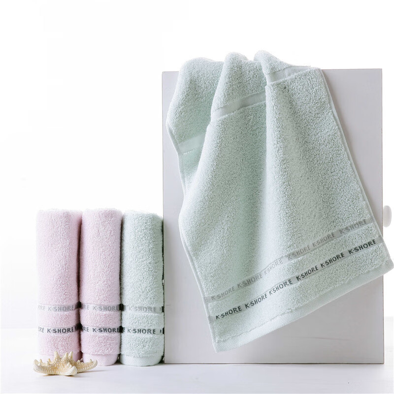 金号 绣丽毛巾系列 单条毛巾袋装 HY1678