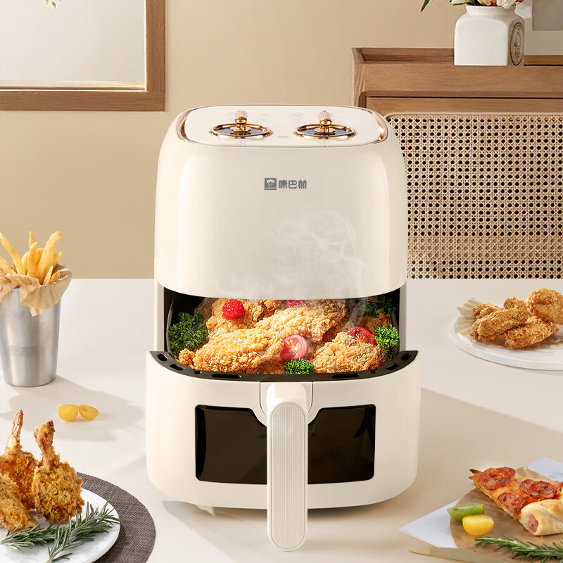 康巴赫空气炸锅乐厨空气炸锅 乳白色 4L