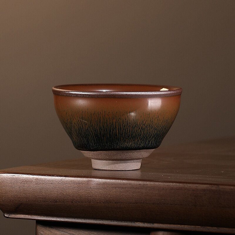 清朴堂 雅物集兔毫紫瓯建盏茶礼套装非遗传承工艺铁胎小种红茶可定制 【标准款】 1件