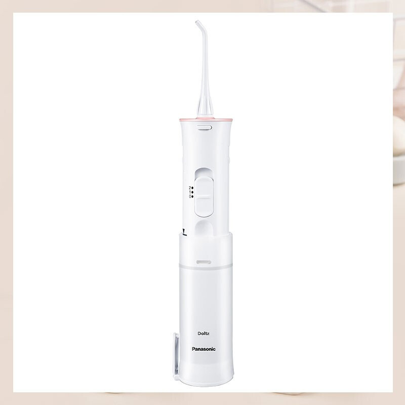 松下（Panasonic）防水型舒适护理冲牙器 两种水压模式 EW-DJ10-W405