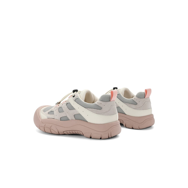 百丽户外登山老爹鞋女23秋季新款舒适休闲运动鞋B1551CM3 粉色 36