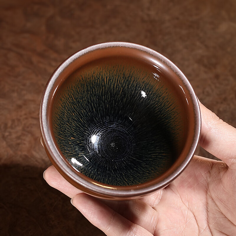 清朴堂 雅物集兔毫紫瓯建盏茶礼套装非遗传承工艺铁胎小种红茶可定制 【标准款】 1件