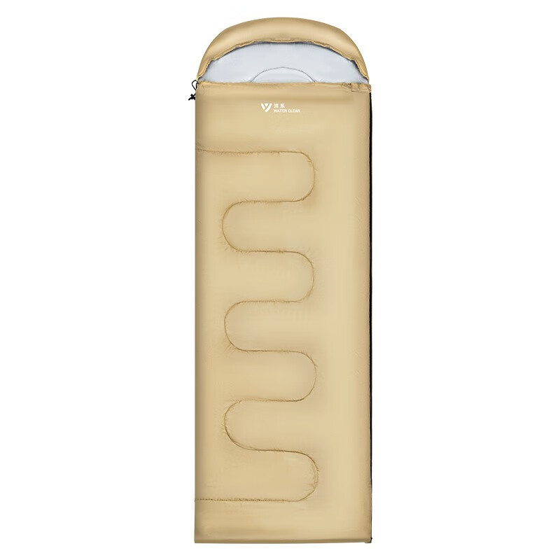 清系 户外睡袋露营便携式加厚睡袋大人成人秋冬季亲肤棉信封式棉 1.0KG-右