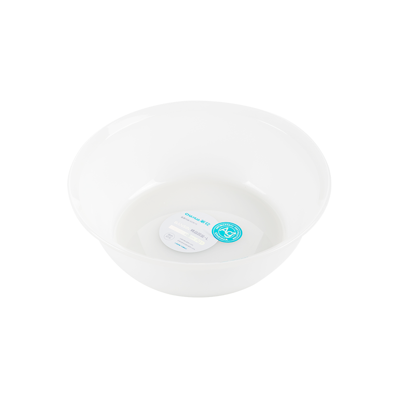 茶花银离子抗菌加厚脸盆塑料脚盆洗PP新生婴儿童大小脸盆洗菜盆 【抗菌款小号】方盆