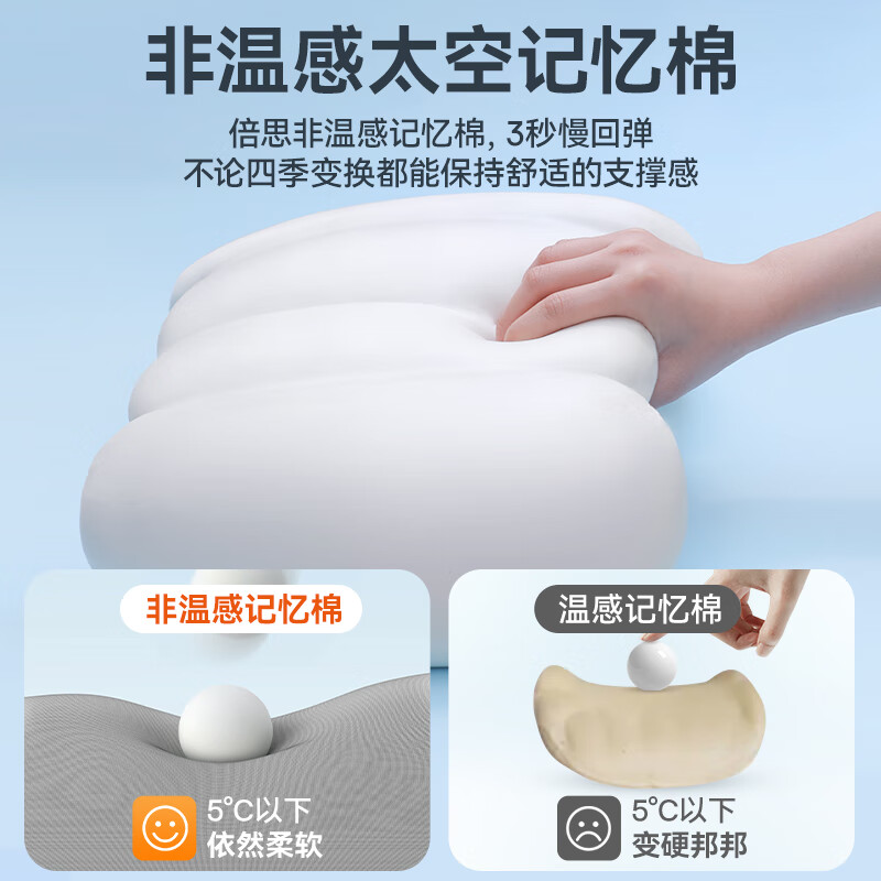 倍思 汽车头枕 车载护颈头枕汽车用品车用枕头汽车头枕腰靠套装