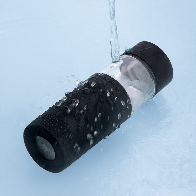 茶花（CHAHUA）欧铂兹*单层抗菌玻璃杯310ml水杯茶杯抗菌 480ml 白色