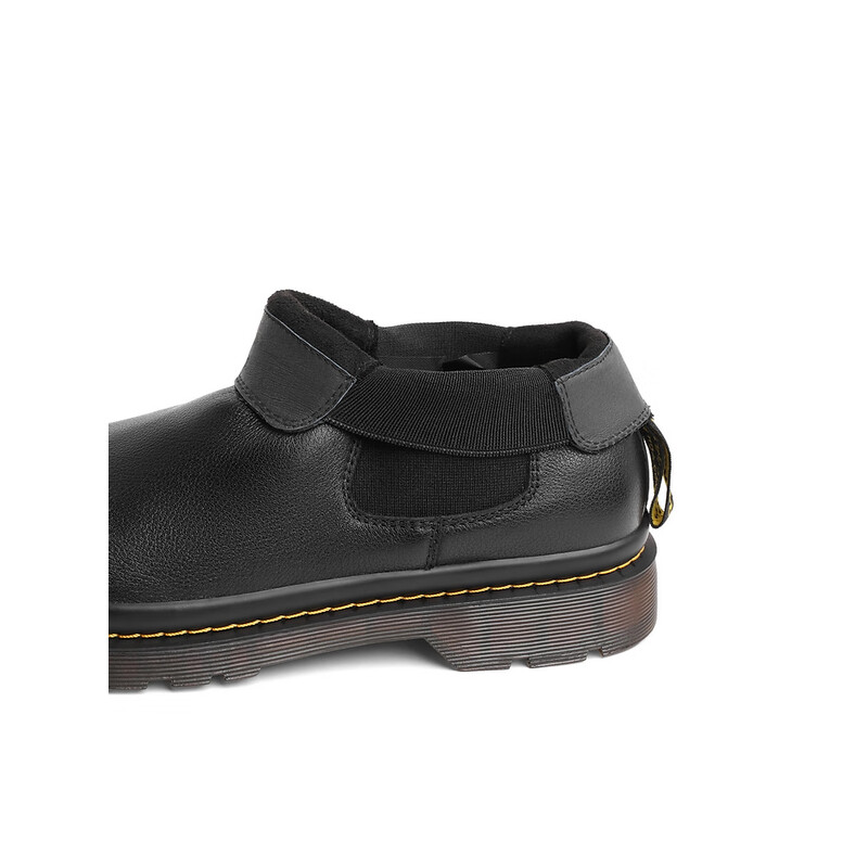 百丽休闲靴男2023冬季新款英伦风切尔西靴马丁烟筒靴加绒A1265DD3 黑色-单里 43