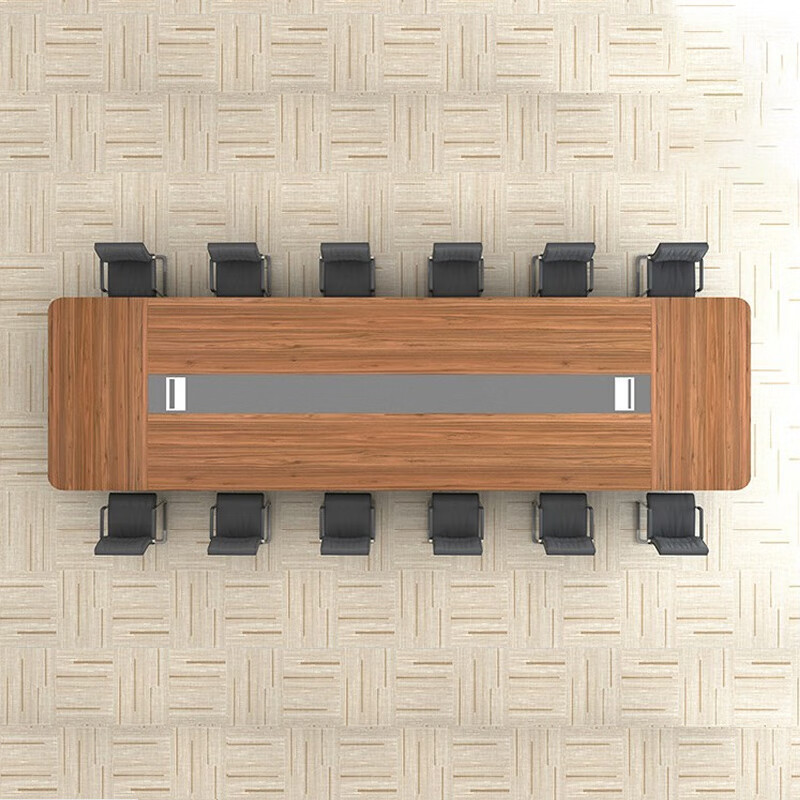 臻远ZY-HYZ-Z04现代简约会议桌板式桌4500*1500*750