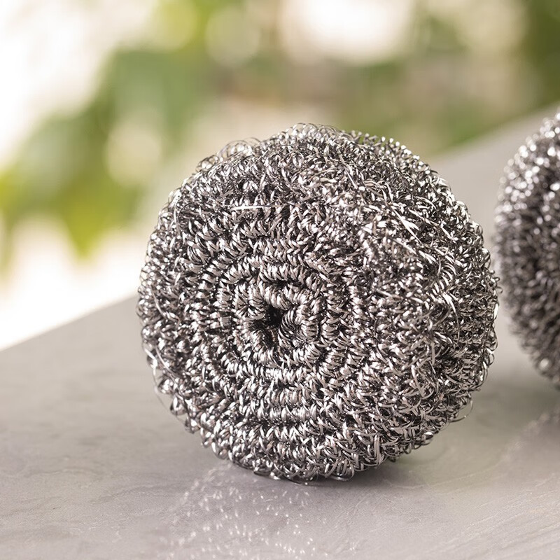 茶花（CHAHUA） 不生锈清洁球钢丝球洗碗铁丝球擦刷洗锅刷锅洗碗 【3包18个】家庭装