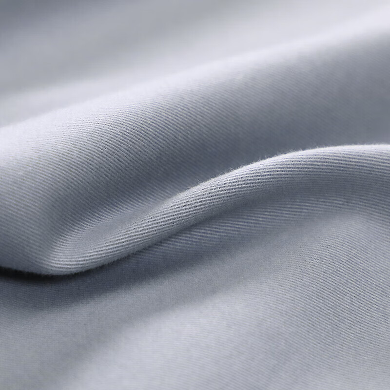 富安娜家纺磨毛三件套纯棉 单人100%全棉双面加厚套件 冬季保暖床品 宿舍床单 (被套152*210cm)