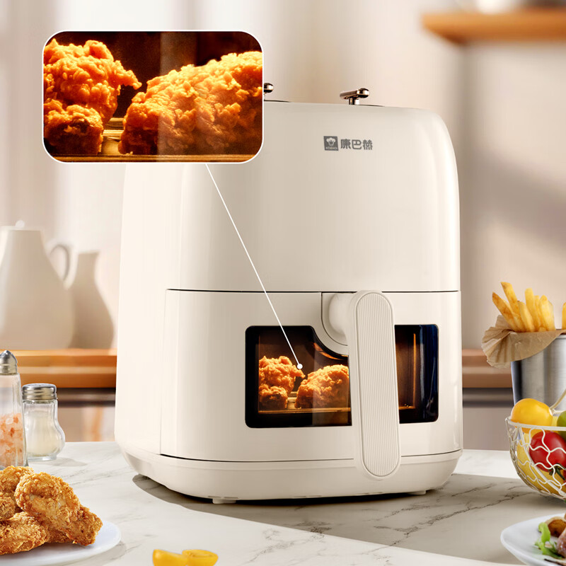 康巴赫空气炸锅乐厨空气炸锅 乳白色 4L