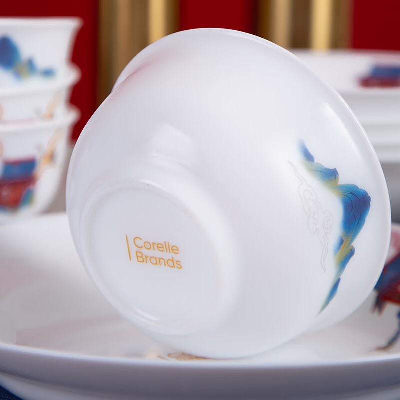 康宁餐具 冰萃玲珑 盛世鸣和餐具 冰萃玲珑盛世鸣和餐具22套 22头