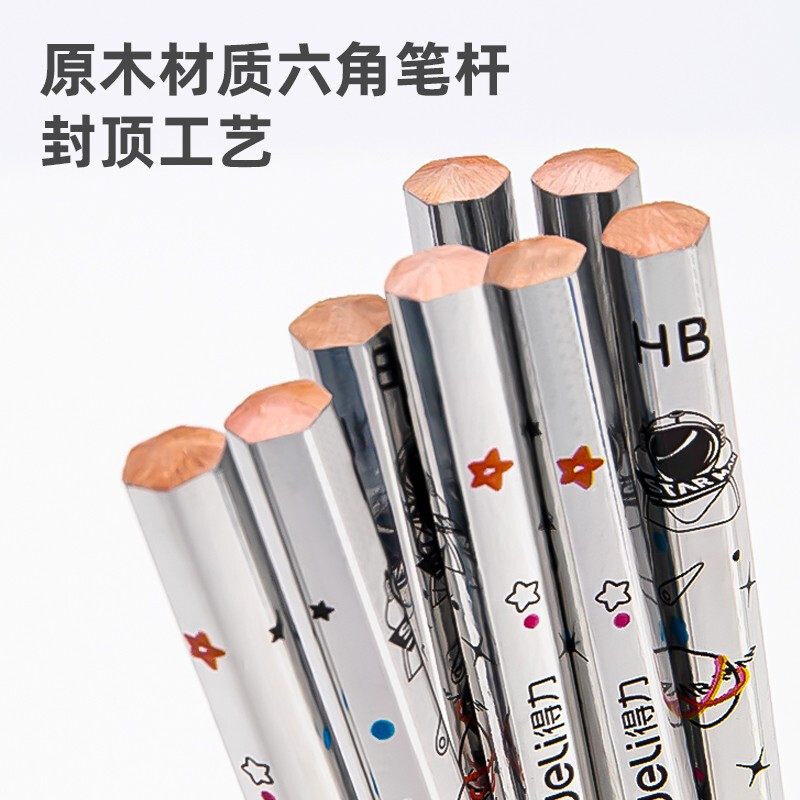 得力（deli）学生文具礼盒文具套装削笔机套装文具开学大礼包儿童节日礼物 居家学习用品 开学礼物 【航天少年】电动文具套装 68910