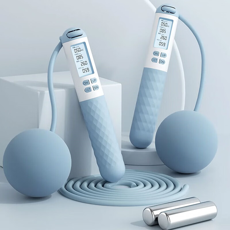 艾逸瑶选 逸动两用计数跳绳（105g负重球）HW-22012