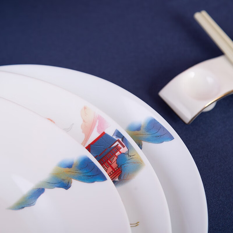 康宁餐具 冰萃玲珑 盛世鸣和餐具 冰萃玲珑盛世鸣和餐具22套 22头