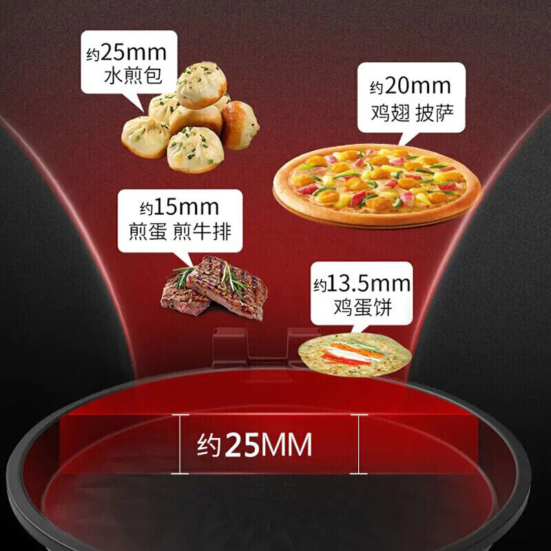 九阳（Joyoung）电饼铛多功能家用煎烤机双面悬浮烙饼机加深烤盘JK30-K10（线下同款）