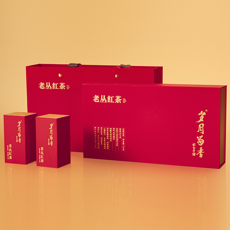 岁月留香 武夷桐木关老丛红茶甜润丛韵醇富茶叶礼盒装100g