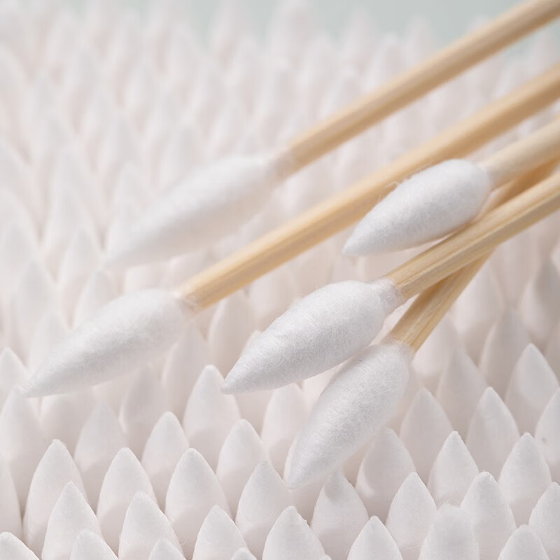 茶花家用坚韧双头竹轴棉签日用耳鼻化妆棉签 坚韧双头竹轴棉签（800支）