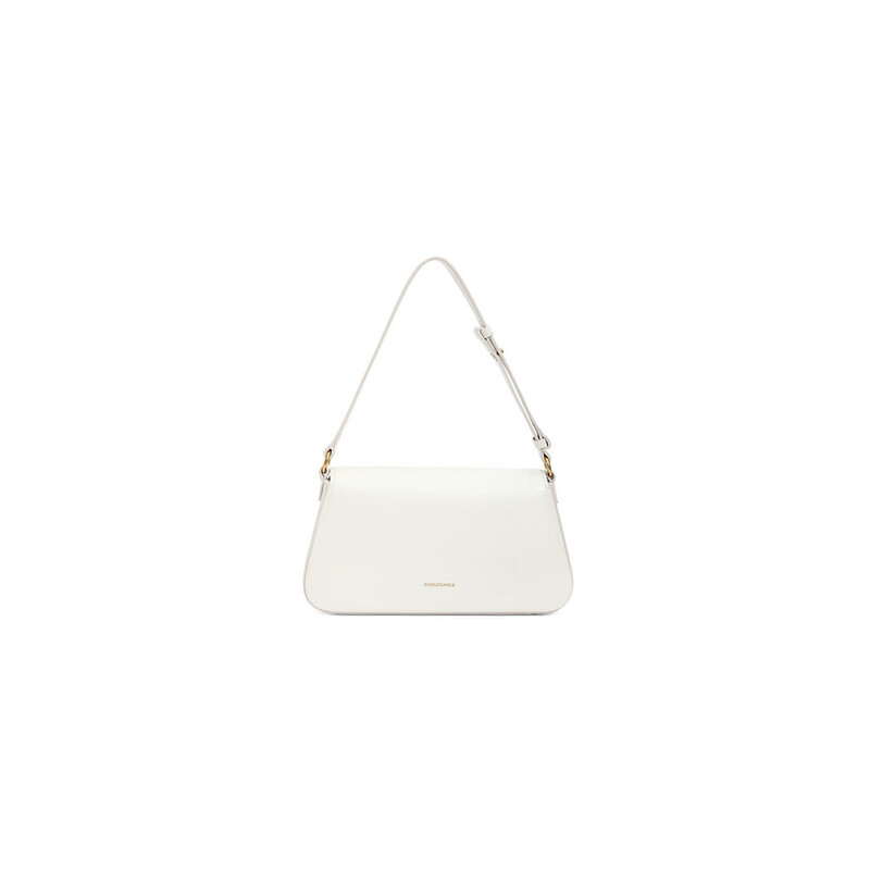 百丽包包女2023秋季新款简约通勤质感单肩法棍腋下包X9165CX3 米色 F