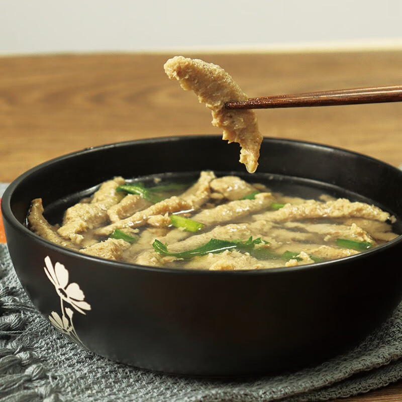 聚春园官方福州牛肉滑半成品特产鲜嫩牛肉羹小吃火锅丸滑汤羹正宗小吃 牛滑225g+汤包100g