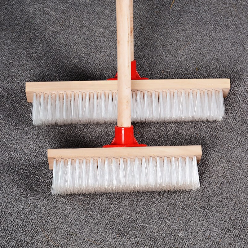 KEERNY地板刷硬毛长柄厨房卫生间洗地毯刷地刷子清洁刷瓷砖大号浴室便池刷地面刷塑料丝40cm