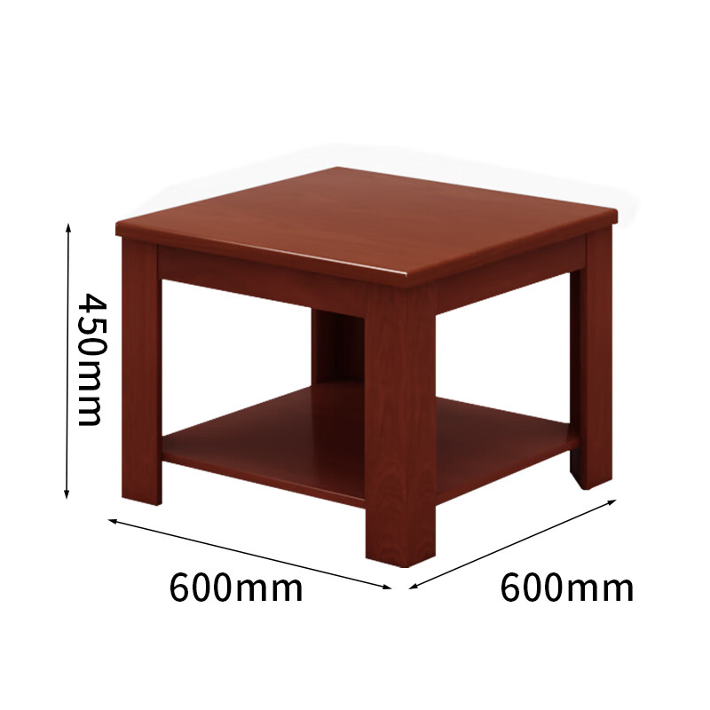 臻远ZY-FCJ-01 办公家具长茶几实木贴皮茶几沙发配套茶几0.6米
