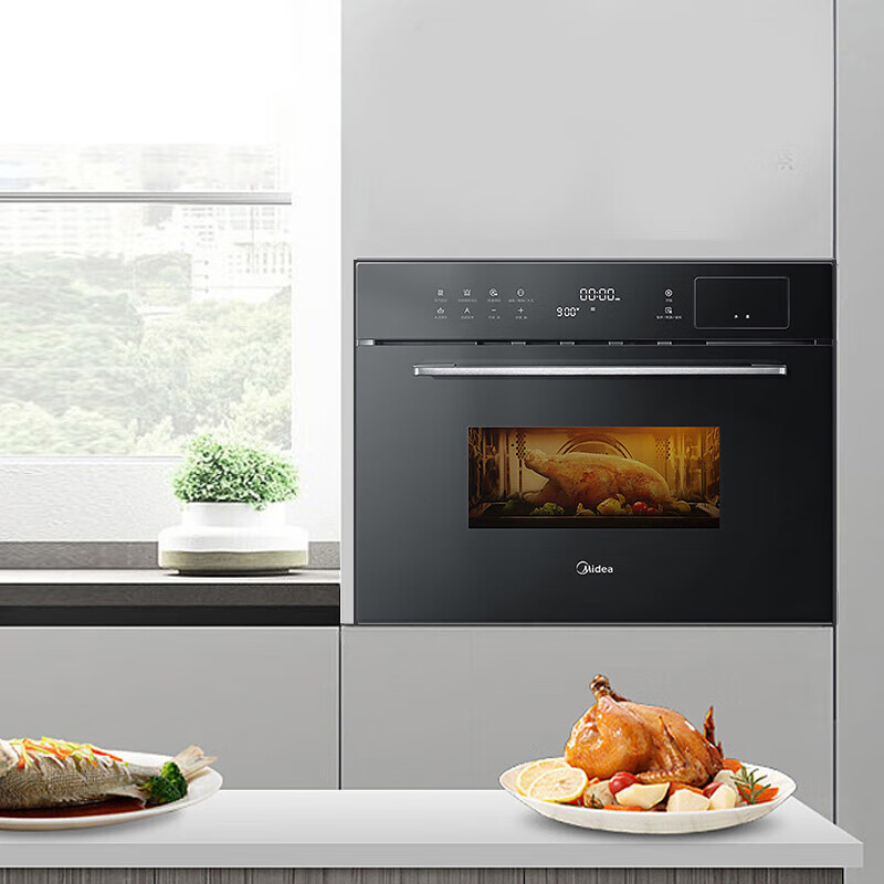 美的（Midea）嵌入式微蒸BG3405W+BS5053W套装