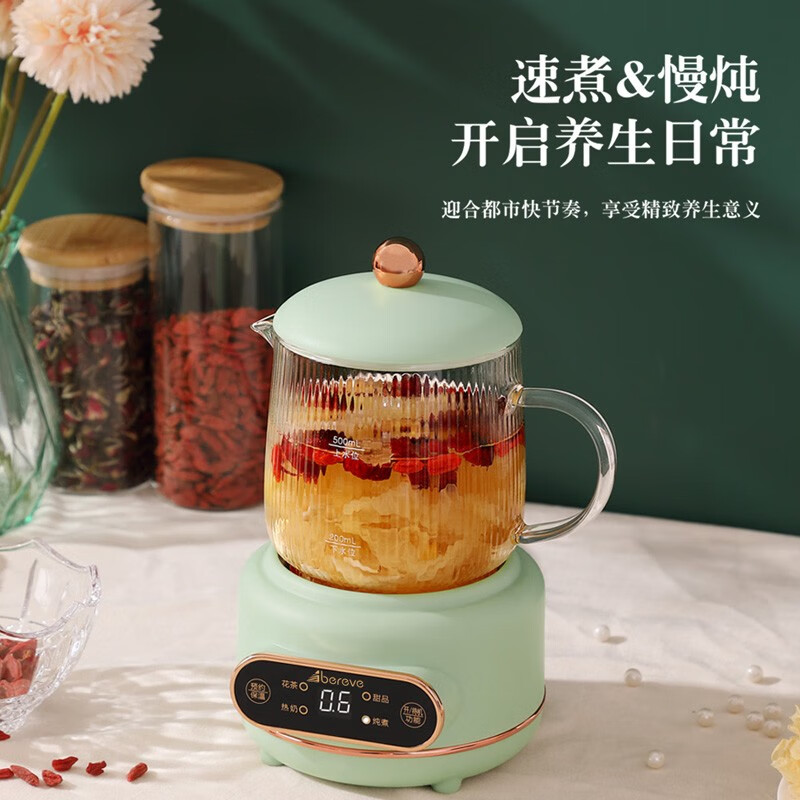 Abereve艾贝丽养生壶 薄荷绿 0.5L 500ml