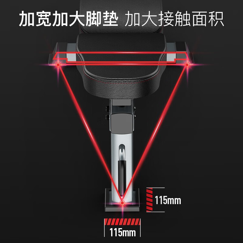 捷瑞特JOROTO美国品牌哑铃凳多功能卧推凳可调节健身椅商用健身器材MD80 多档位可调节/500斤大承重