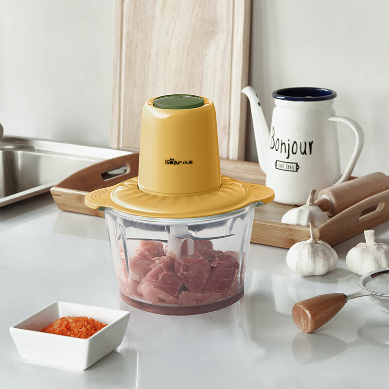 小熊 QSJ-C03X9 切碎绞肉机 黄色/台