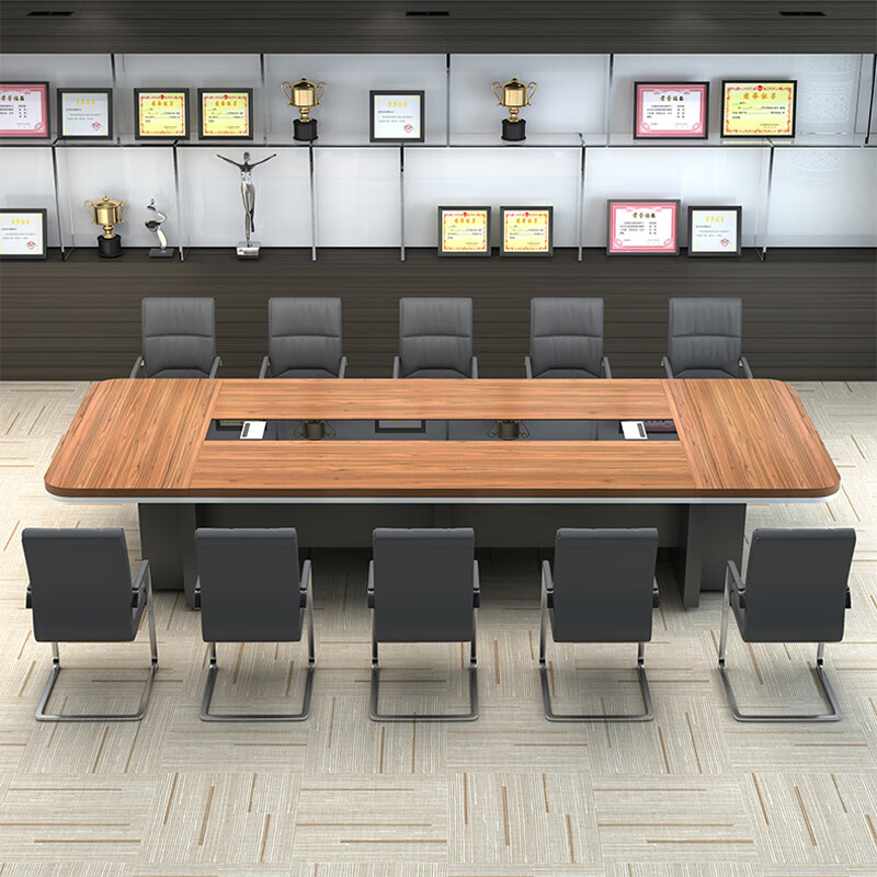 臻远ZY-HYZ-Z04现代简约会议桌板式桌4500*1500*750