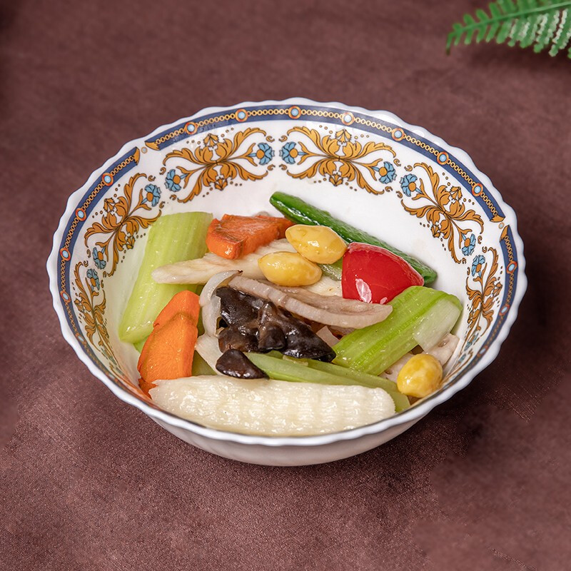 康宁餐具 餐具套装耐高温玻璃碗碟盘套装 彭巴杜夫人餐具30件套 30头