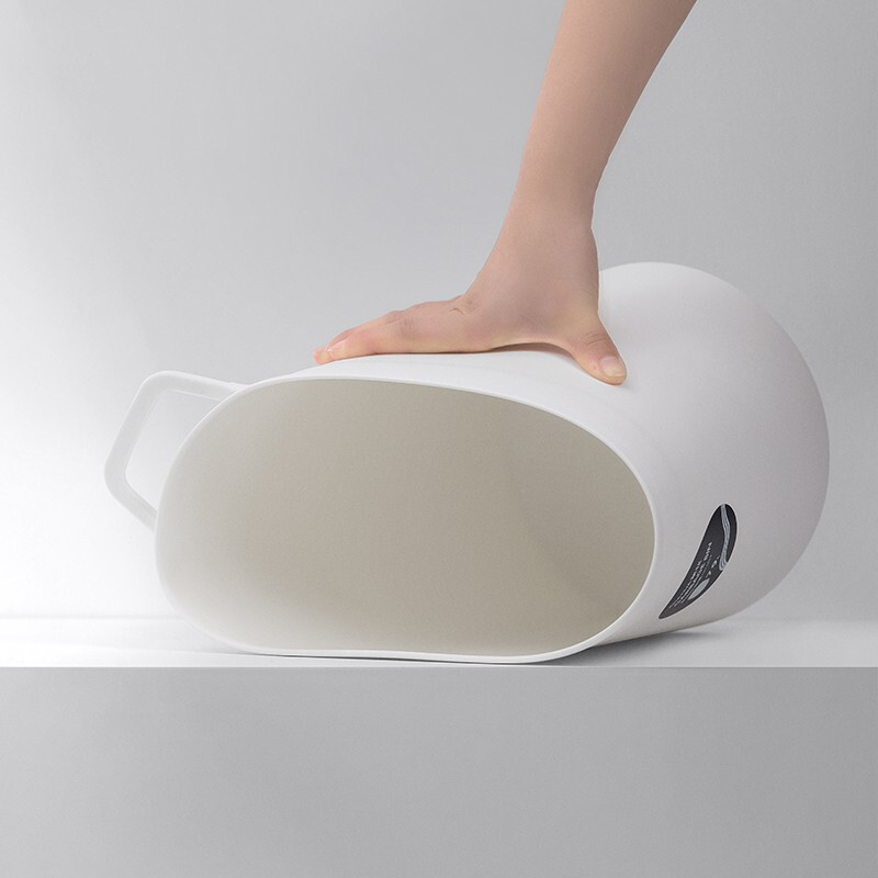 茶花（CHAHUA） 茶花垃圾桶家用大号创意卫生间厨房客厅垃圾筒7.9L套袋垃圾桶单个装 淡粉色