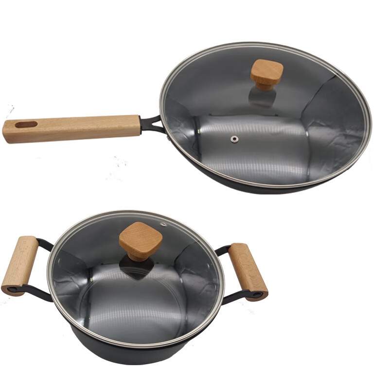 艾逸瑶选 露西娅精铁锅两件套CJ-21095