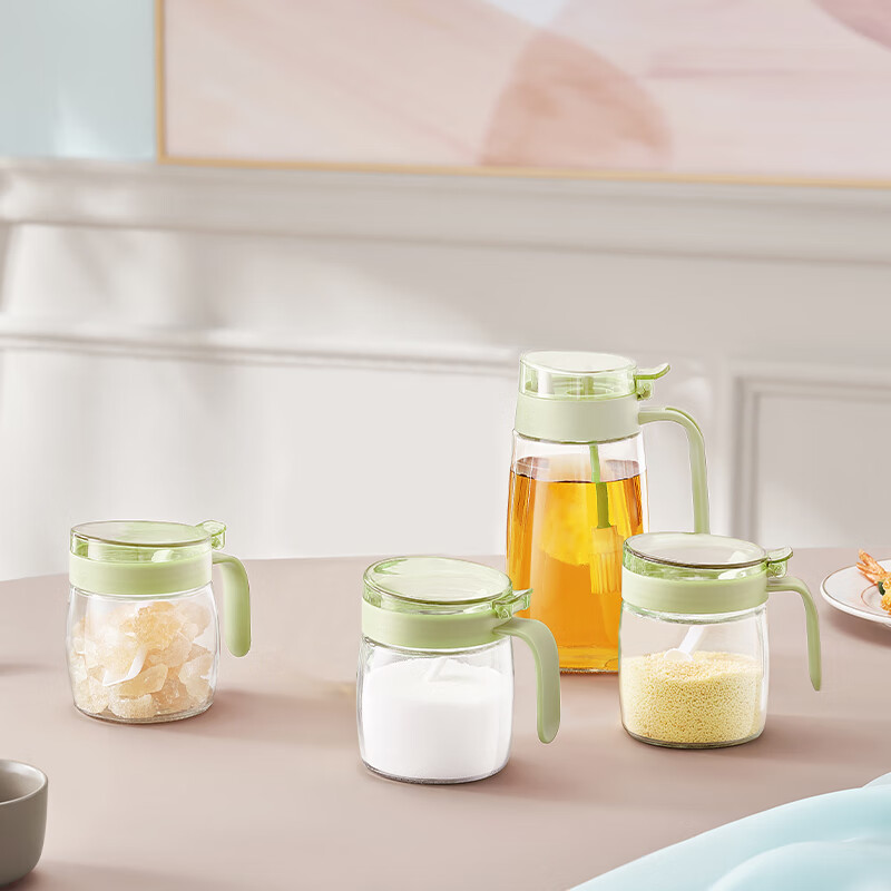 艾逸瑶选 晶萃系列油壶调味储物罐8件套CJ-21130