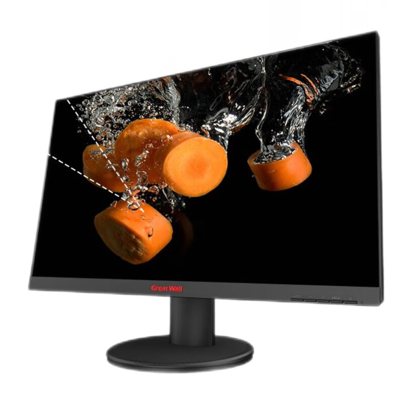 长城（Great Wall）滤蓝光不闪屏 TN窄边框 支持壁挂 HDMI+VGA 双接口 商用显示器 19.5英寸 199S2HNL