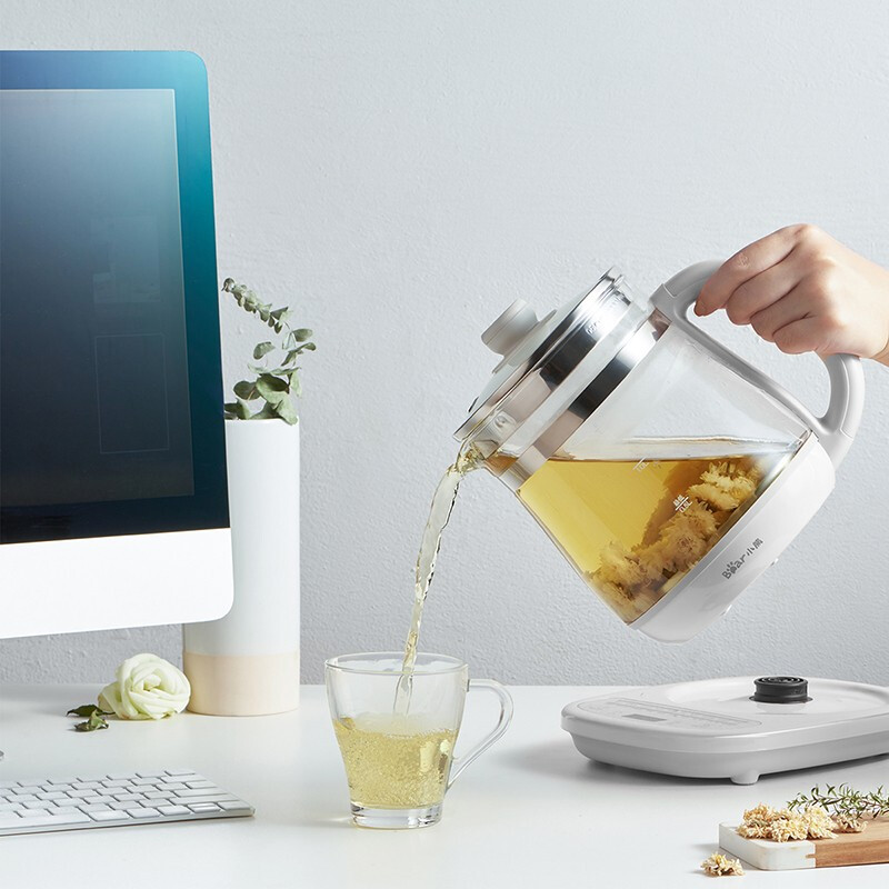 小熊（Bear） 养生壶1.5L煮茶壶全自动保温多功能电水壶 YSH-C15W1【ZMD安心系列】